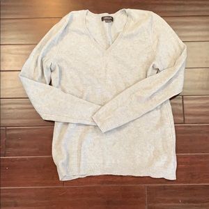 Grey cashmere sweater